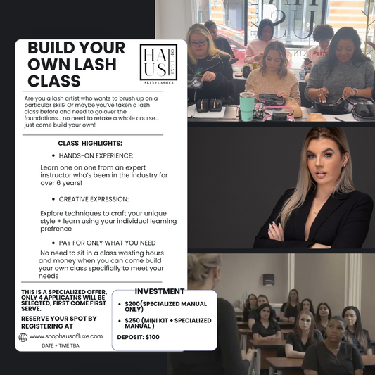 BUILD YOUR OWN LASH COURSE REFRESHER