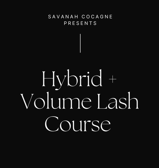 IN PERSON hybrid + volume lash extension course